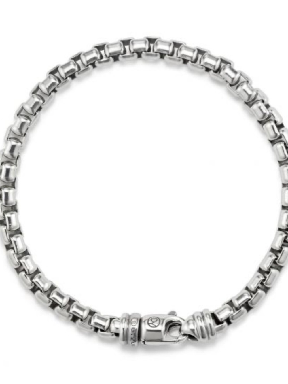David Yurman Sterling Silver Women’s Box-Link Bracelet - 7”